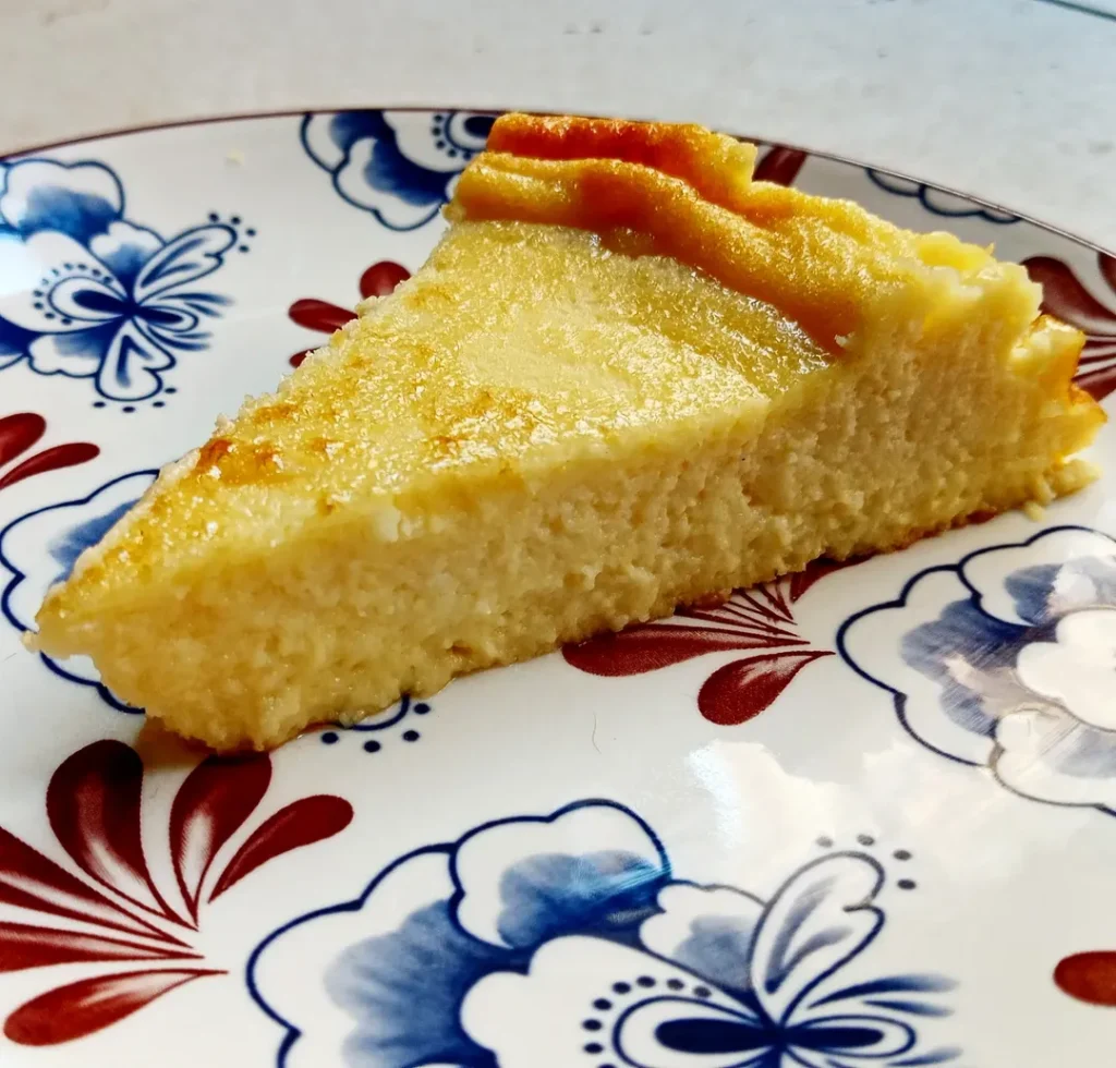 Tarta de queso al horno